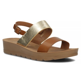 Filippo DS3612/22 Br sandali marroni marrone d'oro 1