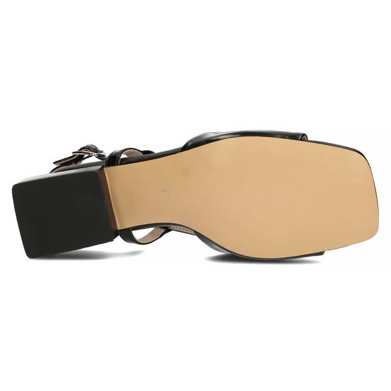 Sandali in pelle Filippo DS3742/22 Bk nero 1