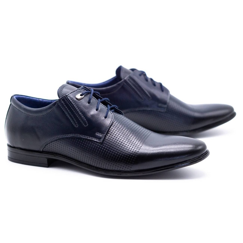 Olivier Scarpe formali da uomo 482 blu navy 2