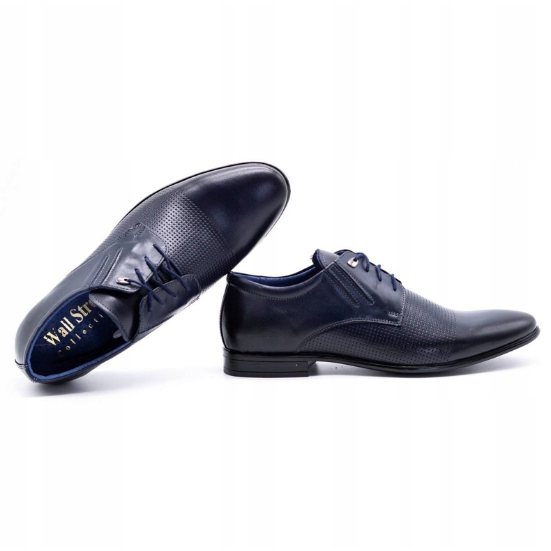 Olivier Scarpe formali da uomo 482 blu navy 5