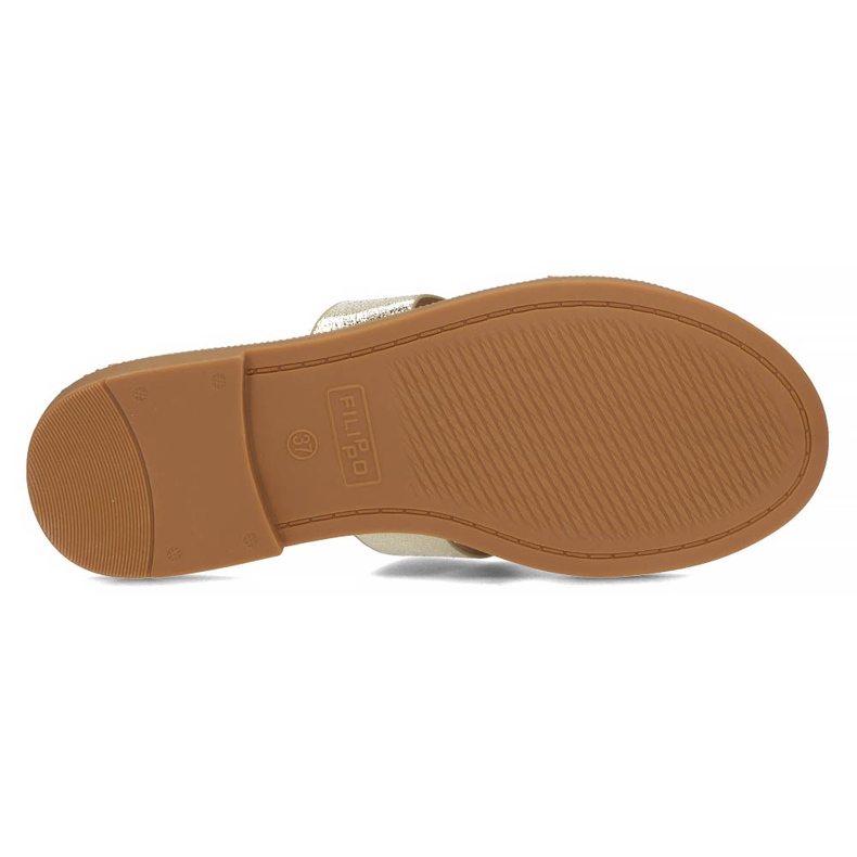 Filippo DK3703 / 22 Pantofole Go dorate d'oro 2