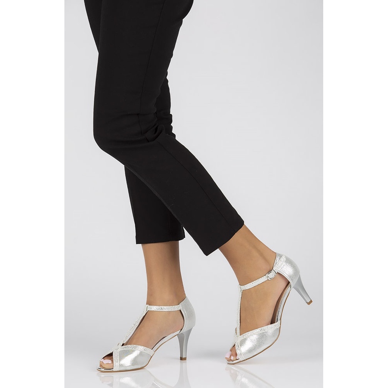 Filippo DS1360/22 Si sandali argento d'argento 1