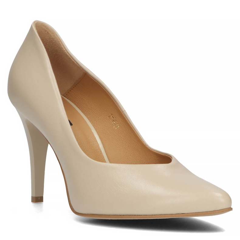Décolleté in pelle Filippo 2058 beige 1
