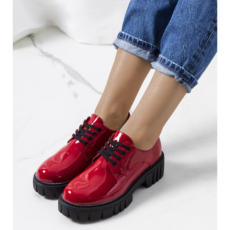 Scarpe laccate rosse di Eileen rosso 1