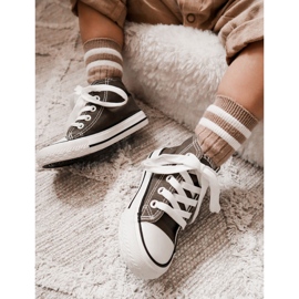 Sneakers alte da bambino Khaki Filemon verde 1