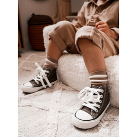 Sneakers alte da bambino Khaki Filemon verde 2