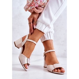 Sergio Leone Tacchi alti eco-chilometri beige 2