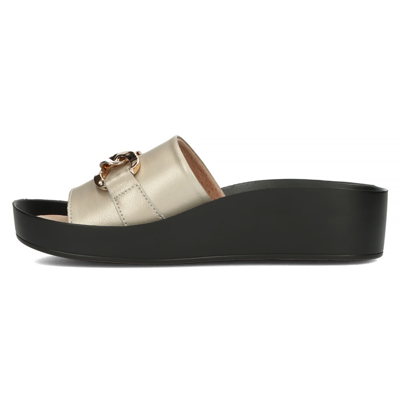 Ciabatte in pelle Filippo DK3590 / 22 Go golden d'oro 4