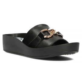 Ciabatte in pelle Filippo DK3590 / 22 Bk nere nero 3