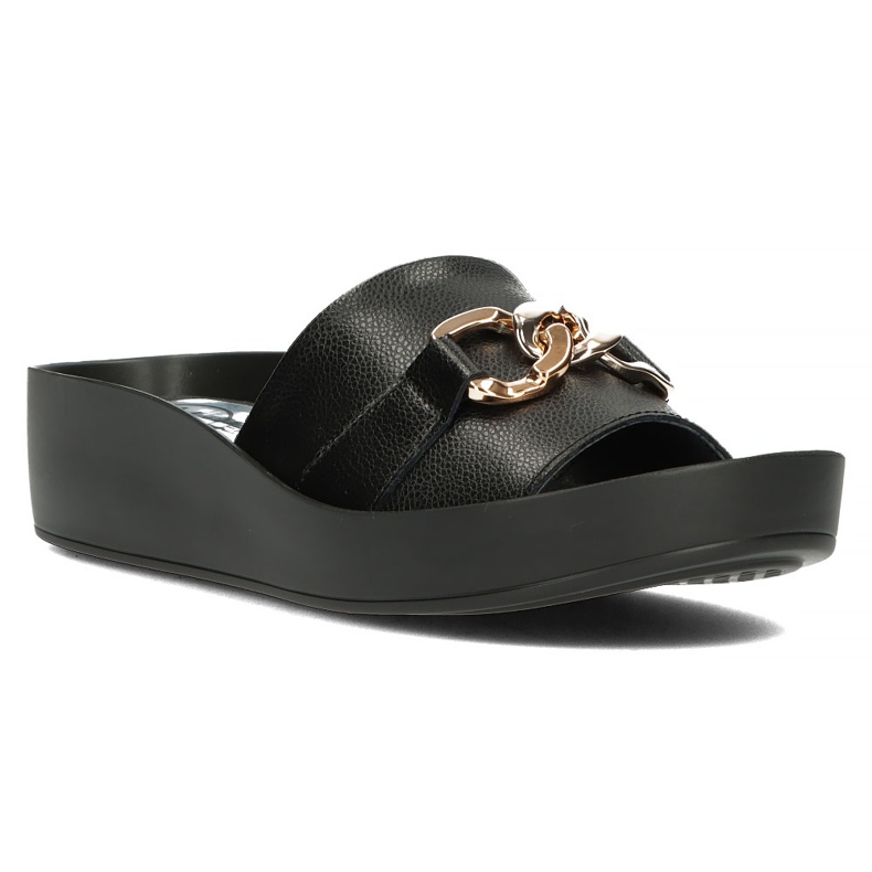 Ciabatte in pelle Filippo DK3590 / 22 Bk nere nero 3