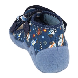 Scarpe per bambini Befado gialle 350P028 blu 3