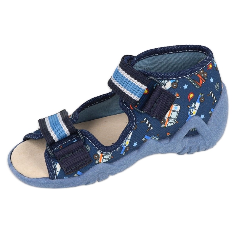Scarpe per bambini Befado gialle 350P028 blu 1