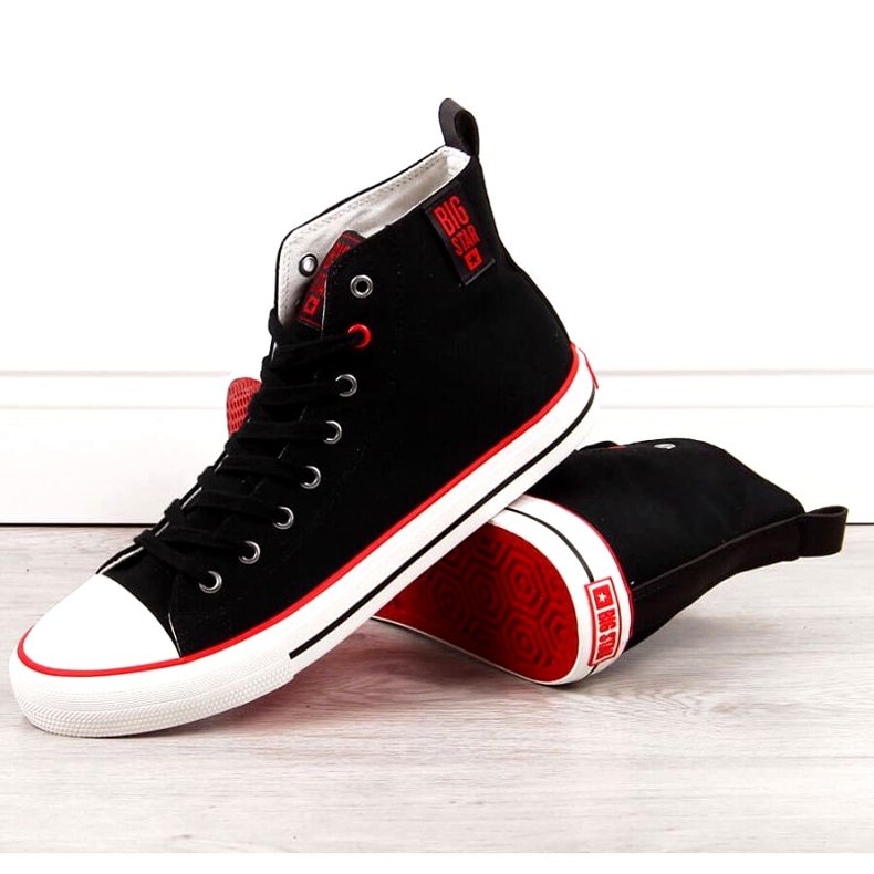 Sneakers alte Big Star M JJ174065 nere nero 1