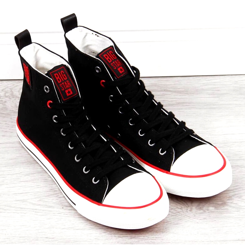 Sneakers alte Big Star M JJ174065 nere nero 2