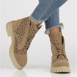 Stivali in pelle Filippo DBT3717 / 22 Be beige 1