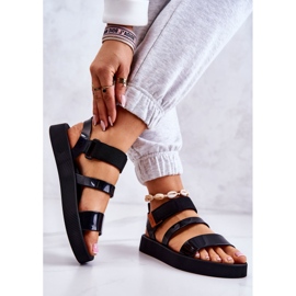 Sandali in gomma profumati con velcro ZAXY HH285285 neri nero 2