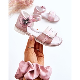 PJ2 Sandali Per Bambini Con Una Farfalla Rosa Nicoll 1