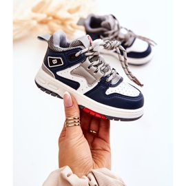 Scarpe Sportive Alte Bambini Blu Navy Bruce 1