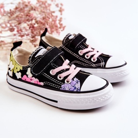 PA1 Sneakers Bambini Tessuto Stampa Buster Nero 1