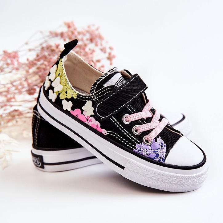 PA1 Sneakers Bambini Tessuto Stampa Buster Nero 2
