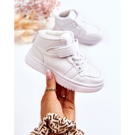 PA1 Scarpe Sportive Alte Bambini Bianche Berty bianca 1