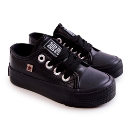 Sneakers in pelle da bambino Big Star JJ374311 Nero 1