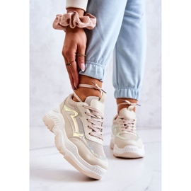 PG1 Sneakers Callisto Shiny da donna di colore beige 1