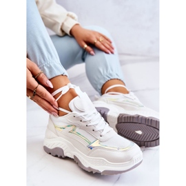 PG1 Sneakers da donna bianche Callisto lucide bianco 1