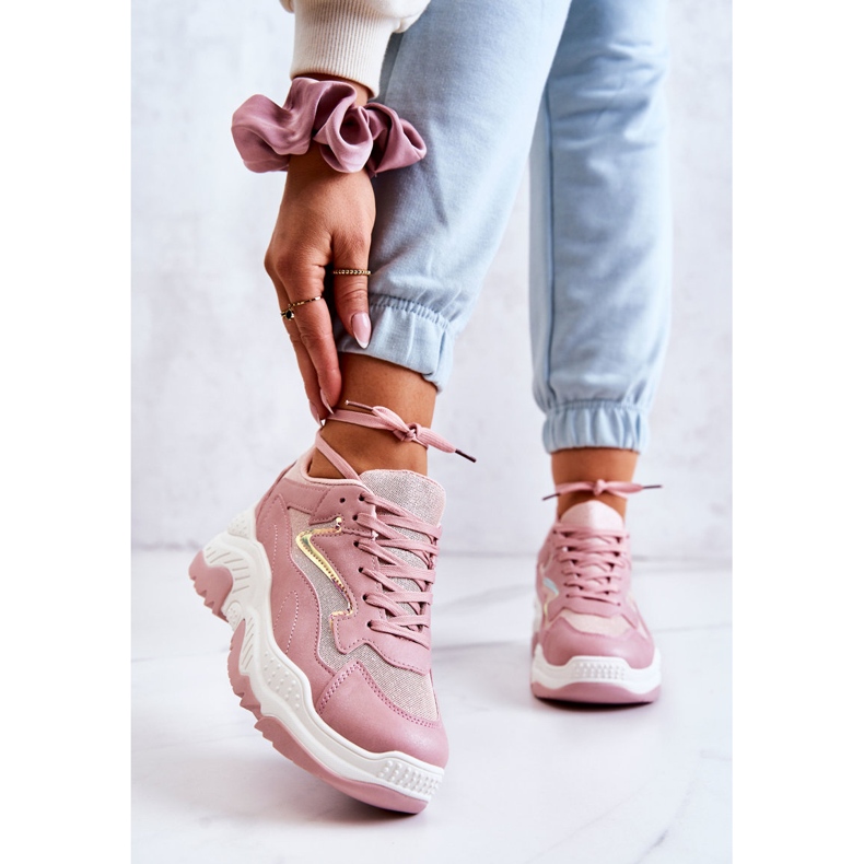 Sneakers da donna rosa canadesi rosa lucido 2