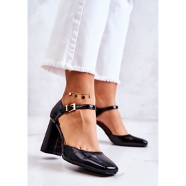 PG1 Pompe Laccate Alla Moda Su Un Bar Maoris Nero 2