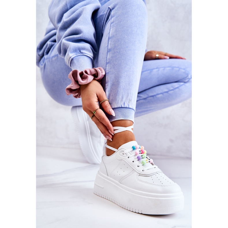PS1 Scarpe sportive da donna Sneakers bianche Manila bianco 1