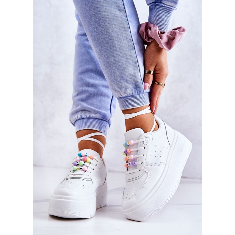 PS1 Scarpe sportive da donna Sneakers bianche Manila bianca 2