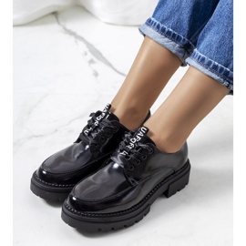 Scarpe laccate nere di Aike nero 1