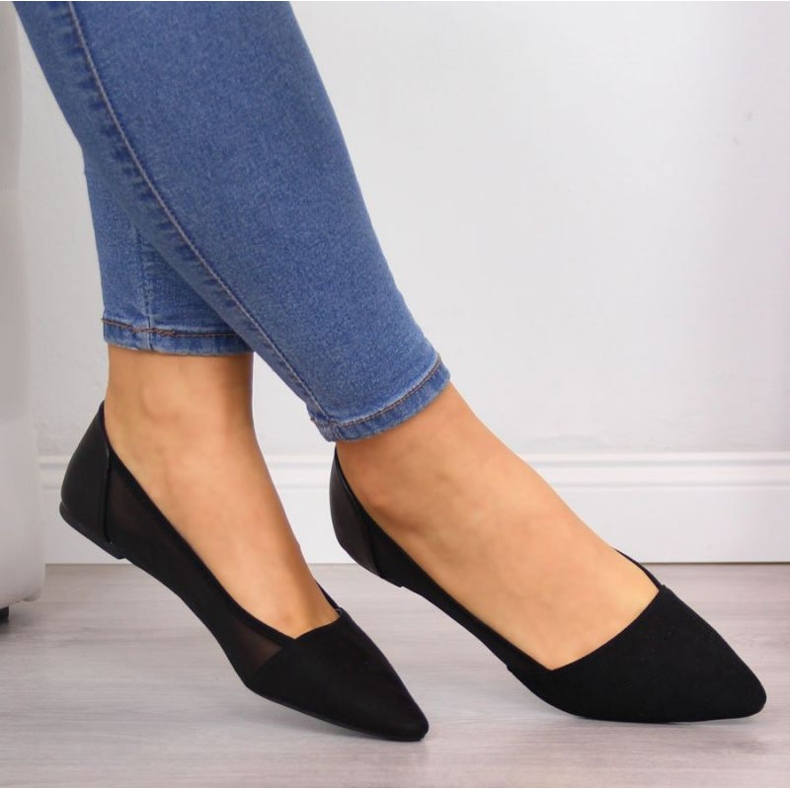 Ballerine da donna Spitz Black Lakes nero 2