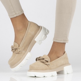 Scarpe in pelle Filippo DP3718/22 Be beige 1