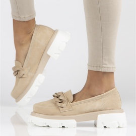 Scarpe in pelle Filippo DP3718/22 Be beige 2