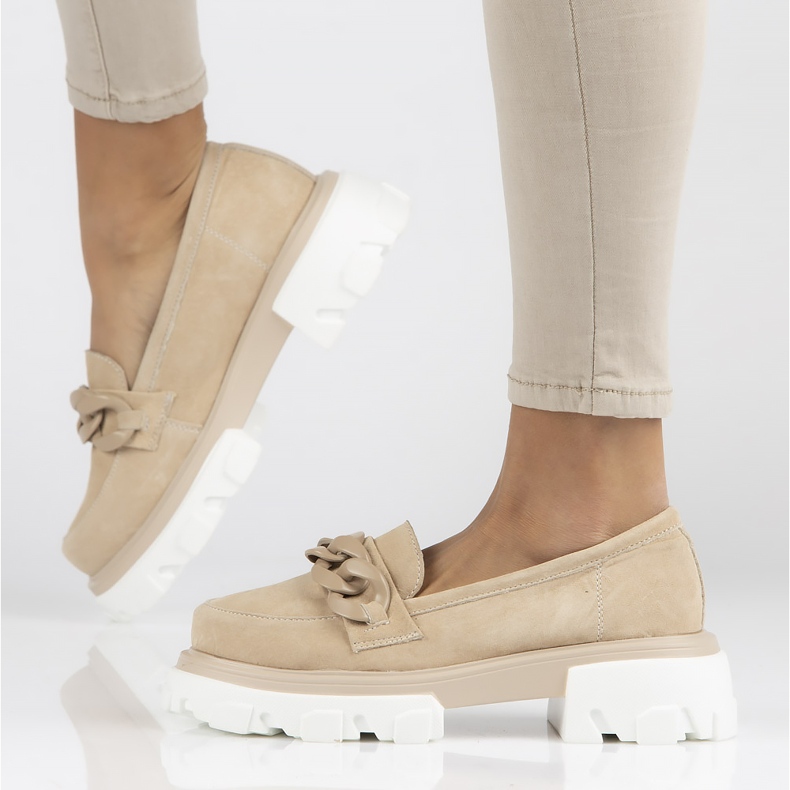 Scarpe in pelle Filippo DP3718/22 Be beige 2