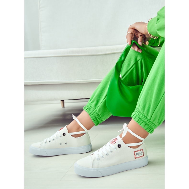 Sneakers da donna Big Star HH274131 Bianco bianca 2