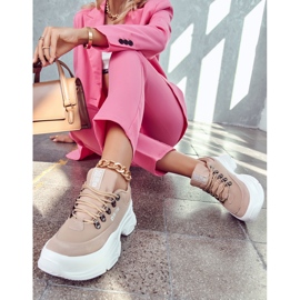 Scarpe sportive da donna Sneakers Big Star JJ274A222 Beige 1