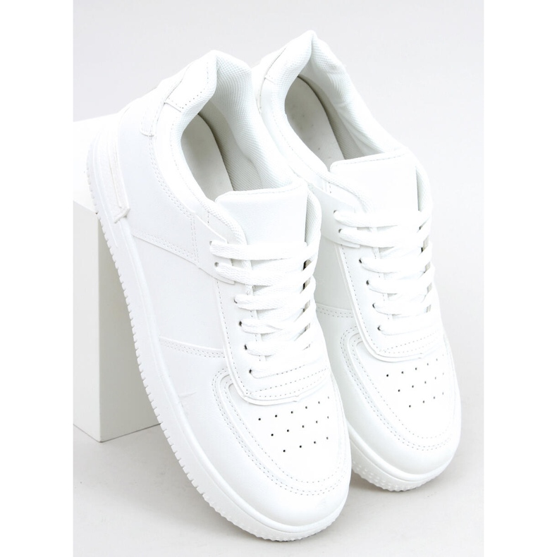 Scarpe da ginnastica bianche di Libby bianco 1