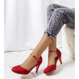 Décolleté Rosetown rosse lucide rosso 1