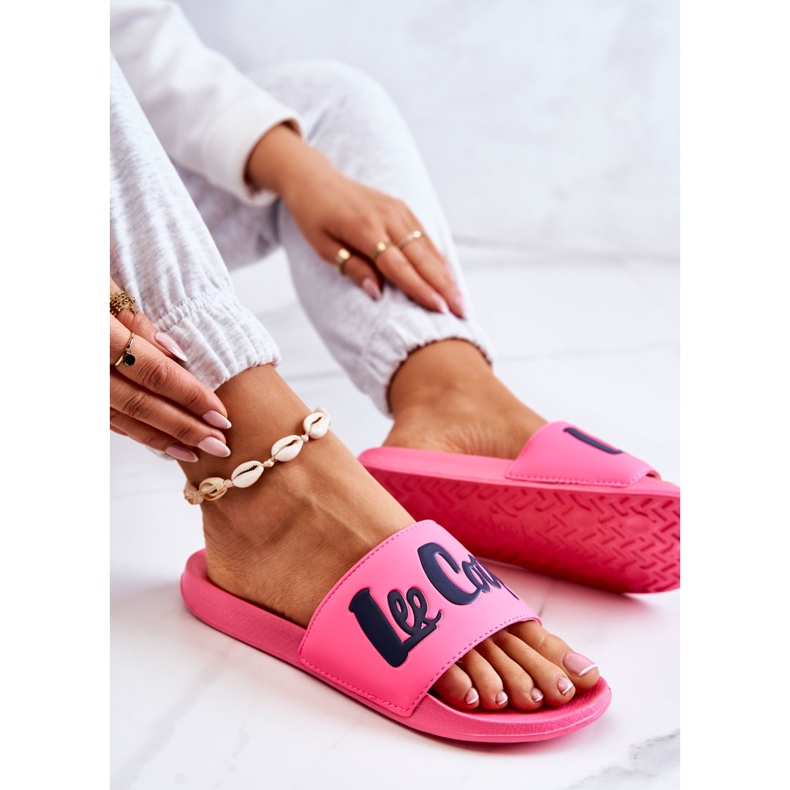 Ciabatte da donna Lee Cooper LCW-22-42-1000 Rosa neon 1