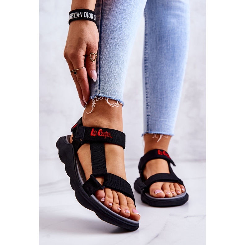 Sandali sportivi da donna Lee Cooper LCW-22-34-0955L Nero 1