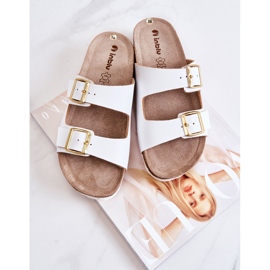 Ciabatte da donna Fibbie Inblu NM000027 Bianche bianca 1
