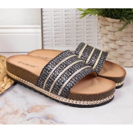 Ciabatte con plateau nere W S. Barski nero 2