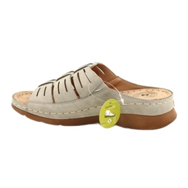 Flip di donne con Openwork Evento 22SD98-4536 Grey Pattern grigio 2