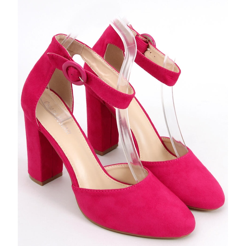 Décolleté a vista sul tallone di Iris Fuchsia rosa 1
