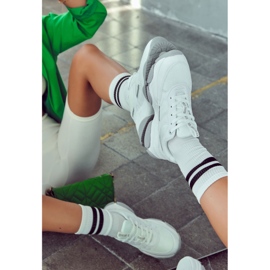 Sneakers da donna Scarpe sportive Big Star JJ274579 bianche bianco 1
