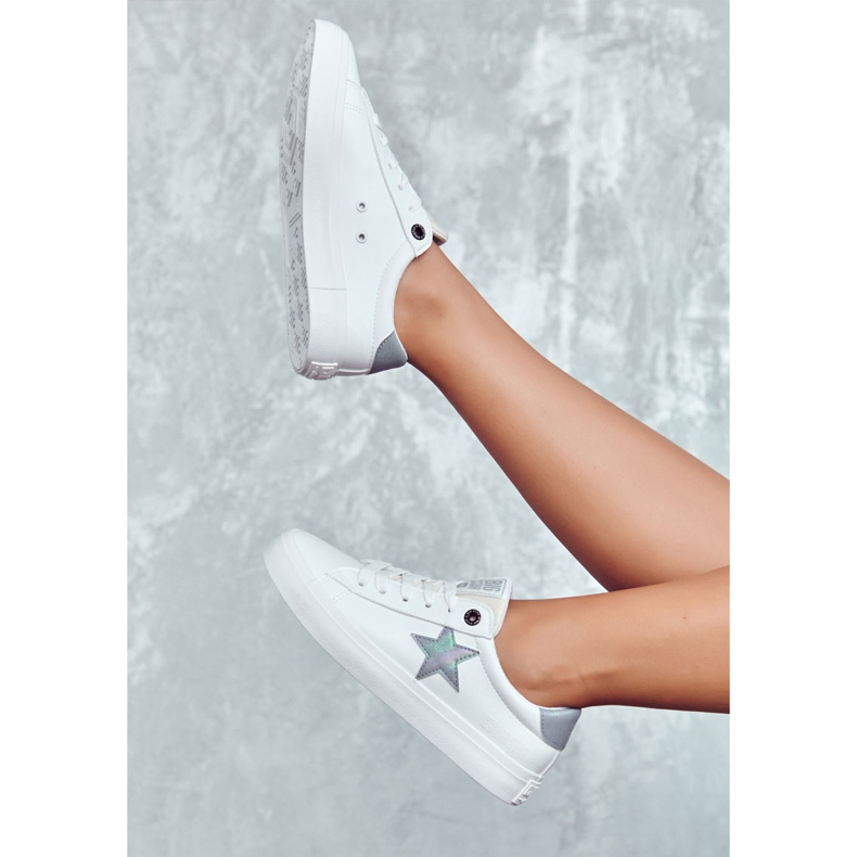 Sneakers in pelle Star Big Star JJ274240 Bianche bianca 1
