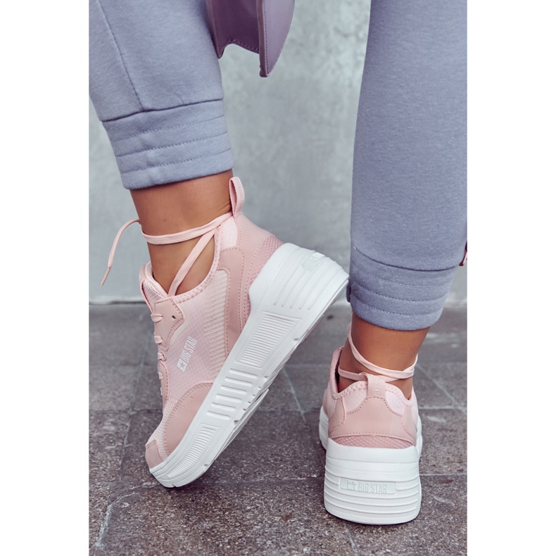 Sneakers alla moda Scarpe sportive Big Star JJ274595 rosa 1